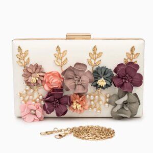 Juliet Flower Clutch Bag